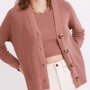 Madewell Birchmoor Cardigan Sweater sz S